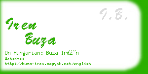 iren buza business card